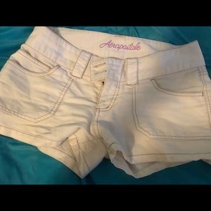 White Aeropostale shorts